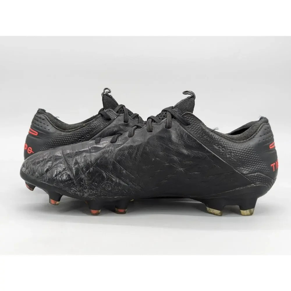 Nike Tiempo Legend 8 VIII Elite Soccer Cleats Size 6.5 Black Red AT5293-060